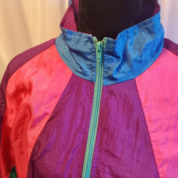 Vintage 80s windbreaker 1X - Picture 5 of 5